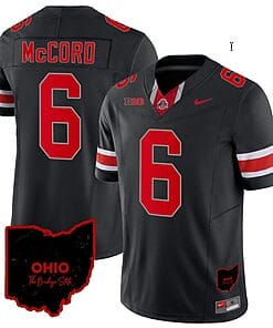 Kyle Mccord Jersey #6 Ohio State Buckeyes College Football Stitched Vapor Limited Ohio Patch Black