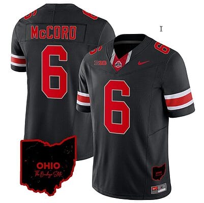 Kyle Mccord Jersey #6 Ohio State Buckeyes College Football Stitched Vapor Limited Ohio Patch Black