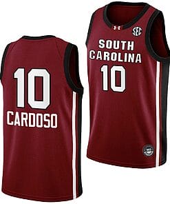 Kamilla Cardoso Jersey #10 South Carolina Gamecocks College Basketball 2023-24 Garnet