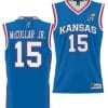 Kevin McCullar Jr Jersey #15 Kansas Jayhawks NIL College Basketball Lightweight Royal