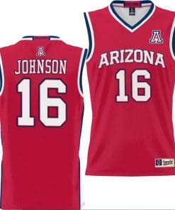 Keshad Johnson Jersey #16 Arizona Wildcats NIL College Basketball Lightweight Red