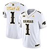 Kenny Logan Jr Jersey #1 Kansas Jayhawks Blackhawk Gold Vapor Football White Gold