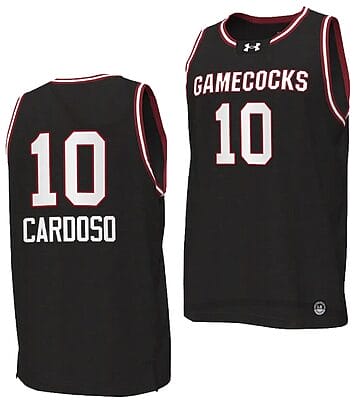 Kamilla Cardoso Jersey #10 South Carolina Gamecocks College Basketball 2023-24 Replica Black