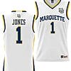 Kam Jones Jersey #1 Marquette Golden Eagles NIL Basketball Lightweight White