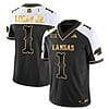 Kenny Logan Jr Jersey #1 Kansas Jayhawks Blackhawk Gold Vapor Football Alternate
