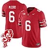 Kyle McCord Jersey #6 Ohio State Buckeyes Football 2023 Stitched Brutus Buckeye Patch Scarlet