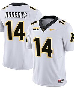 Kanye Roberts Jersey #14 Appalachian State Mountaineers Vapor Limited College Football White