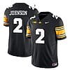 Kaleb Johnson Jersey #2 Iowa Hawkeyes Vapor Limited College Football Black