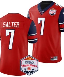 Kaidon Salter Jersey #7 Liberty Flames Fiesta Bowl Patch 2024 Football Red