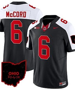 Kyle Mccord Jersey #6 Ohio State Buckeyes College Football Stitched Vapor Limited Ohio Patch Black Alternate