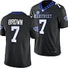 Kentucky Wildcats Barion Brown Jersey #7 Alternate Football Game Black 2023