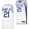 Kentucky Wildcats Dajuan Wagner Jr Jersey #21 Limited Retro Basketball White 2023-24