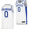 Kentucky Wildcats Robert Dillingham Jersey #0 Limited Retro Basketball White 2023-24