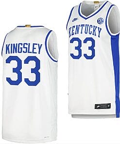 Kentucky Wildcats Ugonna Kingsley Jersey #33 Limited Retro Basketball White 2023-24