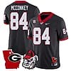 Ladd McConkey Jersey #84 Georgia Bulldogs Georgia State Map College Football Stitched Black