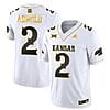 Lawrence Arnold Jersey #2 Kansas Jayhawks Blackhawk Gold Vapor Football White Gold