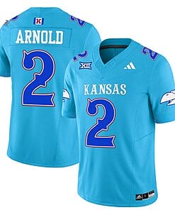 Lawrence Arnold Jersey #2 Kansas Jayhawks Blackhawk Vapor Limited Football Old KU