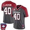 Landon Jackson Jersey #40 Arkansas Razorback Football Arkansas State Patched Red Alternate