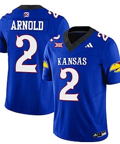 Lawrence Arnold Jersey #2 Kansas Jayhawks Blackhawk Vapor Limited Football Royal