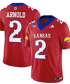 Lawrence Arnold Jersey #2 Kansas Jayhawks Blackhawk Vapor Limited Football Red