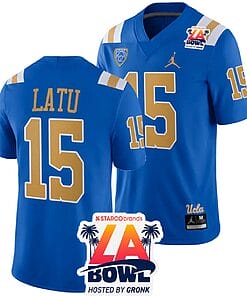 Laiatu Latu Jersey #15 UCLA Bruins 2023 LA Bowl College Football Blue
