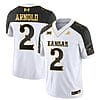 Lawrence Arnold Jersey #2 Kansas Jayhawks Blackhawk Gold Vapor Football Inverted
