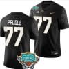 Lokahi Pauole Jersey #77 UCF Knights 2023 Gasparilla Bowl Patch Football Black