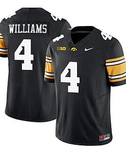 Leshon Williams Jersey #4 Iowa Hawkeyes Vapor Limited College Football Black