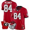 Ladd McConkey Jersey #84 Georgia Bulldogs Georgia State Map College Football Stitched Red