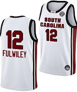 MiLaysia Fulwiley Jersey #12 South Carolina Gamecocks College Basketball 2023-24 White