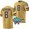 Malik Rutherford Jersey #8 Georgia Tech Yellow Jackets 2023 Gasparilla Bowl Patch Football Brown