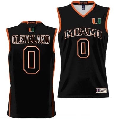 Matthew Cleveland Jersey #0 Miami Hurricanes NIL College Basketball Lightweight Black