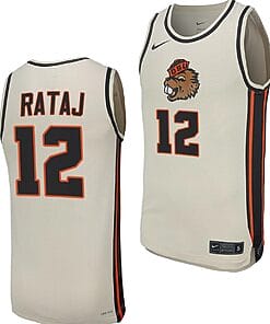 Michael Rataj Jersey #12 Oregon State Beavers College Basketball Replica Uniform White