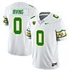MarKeise Irving Jersey #0 Oregon Ducks ‘Mighty Oregon’ Throwback College Football Uniforms White