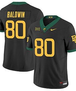 Monaray Baldwin Jersey #80 Baylor Bears Vapor Limited College Football All Stitched Black