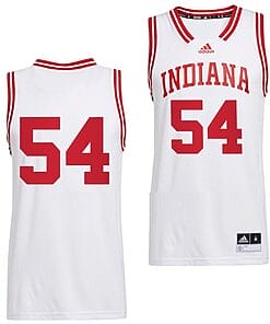 Mackenzie Holmes Jersey #54 Indiana Hoosiers College Basketball White 2022-23