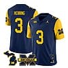 Michigan Wolverines AJ Henning Jersey #3 Special College Football 2023 Stitched Maize Sleeves