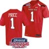 Myles Price Jersey #1 Texas Tech Red Raiders Independence Bowl Patch Football 2023 Red