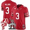 Miyan Williams Jersey #3 Ohio State Buckeyes Football Stitched Brutus Buckeye Patch Scarlet
