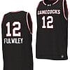 MiLaysia Fulwiley Jersey #12 South Carolina Gamecocks College Basketball 2023-24 Replica Black