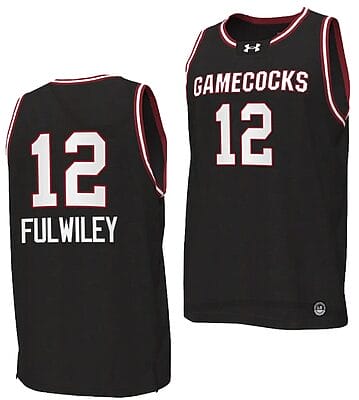 MiLaysia Fulwiley Jersey #12 South Carolina Gamecocks College Basketball 2023-24 Replica Black