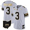 Miyan Williams Jersey #3 Ohio State Buckeyes College Football Stitched Vapor Limited Gold Ohio Patch Gray Gold