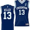 Mason Miller Jersey #13 Creighton Bluejays College NIL Basketball Lightweight Blue