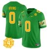 MarKeise Irving Jersey #0 Oregon Ducks Honor Spencer Webb Patch Football Green
