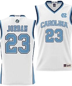 Michael Jordan Jersey #23 UNC Tar Heels Jersey NIL College Basketball Lightweight White
