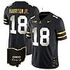 Marvin Harrison Jr Jersey #18 Ohio State Buckeyes College Football Stitched Special Vapor Limited Ohio Patch Black Limited