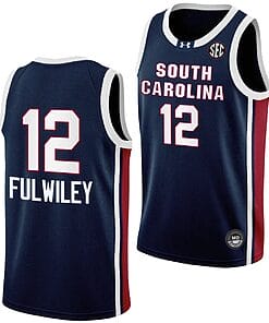 MiLaysia Fulwiley Jersey #12 South Carolina Gamecocks College Basketball Away Black