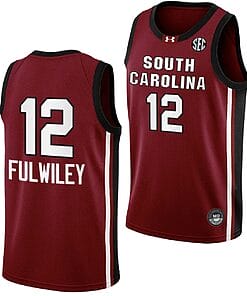 MiLaysia Fulwiley Jersey #12 South Carolina Gamecocks College Basketball 2023-24 Garnet