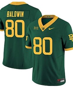 Monaray Baldwin Jersey #80 Baylor Bears Vapor Limited College Football All Stitched Green