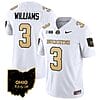 Miyan Williams Jersey #3 Ohio State Buckeyes College Football Stitched Special Vapor Limited White